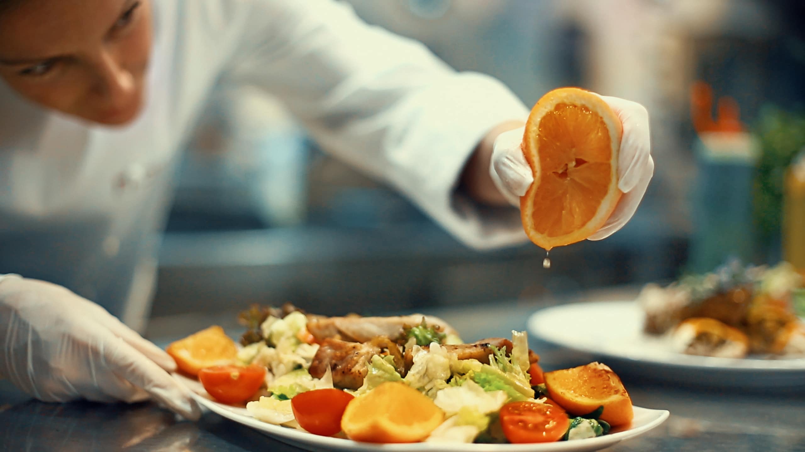 Chef Placing Finishing Touches On A Meal The Wellington Agency